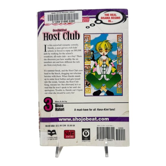 Ouran High School Host Club Vol 3 Paperback Bisco Hitori Good English - Picture 2 of 6